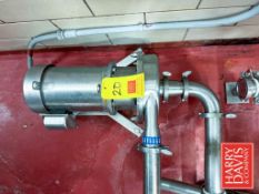 Alfa Laval Centrifugal Pump with 5 HP 1,760 RPM Motor: Mounted on S/S Base