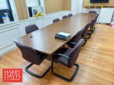 Conference Table: 16' with (13) Chairs