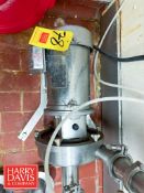 Alfa Laval Centrifugal Pump, Model: 963406716 with 5 HP 1,745 RPM Motor: Mounted on S/S Base