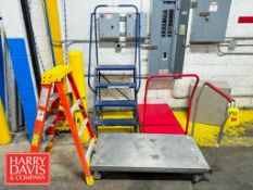 Platform Carts, Portable Stairs and A-Frame Ladder: 4’