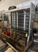 Alfa Laval 5-Zone S/S Frame Plate Heat Exchanger, Model: CLIP8 with 4-Dividers
