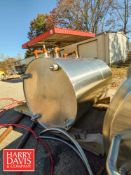 S/S 1,000 Galllon Vertical Jacketed Processing Tank with Vertical Agitator