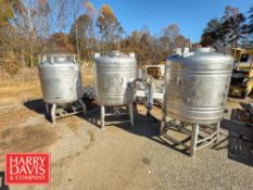 Zentis 220 Gallon/840 Liter S/S Holding Tank