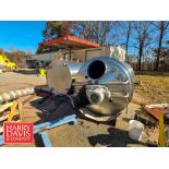 1,000 Galllon Dome-Top, Dish-Bottom Jacketed S/S Tank with Vertical Agitator