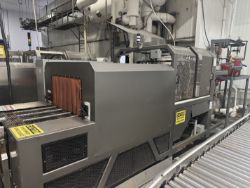 APM Shrink Bundler and Heat Tunnel, Model: MRA-26SS, S/N: 605 with Allen-Bradley PanelView Plus 700