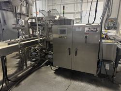 APM Shrink Bundler and Heat Tunnel, Model: MRA-26SS, S/N: 541 with Allen-Bradley PanelView Plus 700