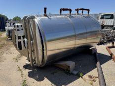 1,000 Gallon Vertical Jacketed S/S Processing Tank with Vertical Agitator