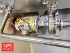 Fristam Centrifugal Pump with 3 HP Motor (Subject to BULK BID: Lot 13)