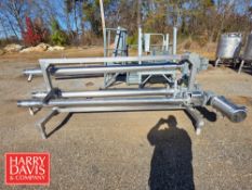 Cherry Burrell 3-Barrel Scraped Surface Heat Exchanger with (3) Centrifugal Pumps: Mounted on Skid