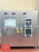 S/S Control Panel with Pressure Monitoring Panels, (2) Anderson Negele AV-9000 Chart Recorders, Hope