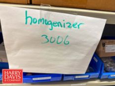 Homogenizer Parts, Including: Bearings, Cross Heads, Couplings, Bushings, Filters, Gauges, Gaskets