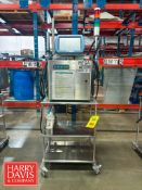 Domino Inkjet Printer, Model: Ax350i: Mounted on S/S Cart
