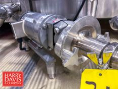 Fristam Centrifugal Pump, Model: FPX712-100 with 3 HP 3,470 RPM Motor (Subject to BULK BID: Lot 65)