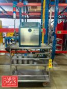 Domino Inkjet Printer, Model: A420i: Mounted on S/S Cart