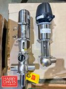 NEW 2024 GEA 2” MixproofAir Valves: (1) Matrix Ports and (1) 90° Elbow with Top Actuators, S/N: 1684