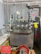 Stellar Series 1,860 Gallon Superhomo Homogenizer, Model: SS-3000-SGR, S/N: 261260, 1-5/8” Plunger