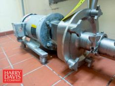 Fristam Centrifugal Pump, Model: FPX1741-195 with 5 HP 1,750 RPM Motor