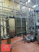 AGC 3-Zone Pasteurization System, Model: AR56-SH, S/N: 2015253 with 20’ 7-Pass Holding Tubes, Interc
