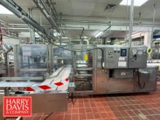 PMI Case Wrapper with Heat Shrink Tunnel and Adjustable Infeed Conveyor: 7’ Length x 15” Width