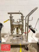 Murzan Diaphragm Pump, Model: PI-50-SL-MC-IB3-2Mx2M, S/N: 210514032: Mounted on Cart