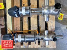 NEW 2024 GEA 2” x 2.5” MixproofAir Valves with Matrix Ports and Top Actuators, S/N: 1693308-0020 and