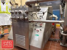 SPX Gaulin 3-Stage Homogenizer, Model: 3144MC18-25TPS, S/N: 3797861