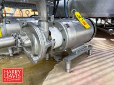 Centrifugal Pump, Model: FZX-21500711808 with 7.5 HP 1,770 RPM Motor (Subject to BULK BID: Lot 65)