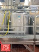 2019 DCI 880 Gallon High Viscosity Jacketed Dome-Top, Cone-Bottom S/S Mix Tank, S/N: JS7736A with Ve