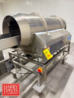 2023 Nanjing Kexin Machinery S/S Tumbler (Flavoring Machine), Model: GTJ301-01, S/N: 202307011, 500k