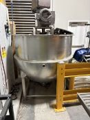 400 Gallon S/S Kettle with Vertical Side Scrape Agitation