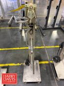Asahi Kinzoku Oxygen Film Feeder, Model: ROS-2U, S/N: 902N9875031 with Motor
