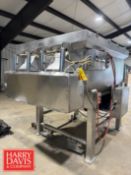 American Process 3,000 LB Capacity S/S Dual Ribbon Blender, Model: SRB3000, S/N: 1290