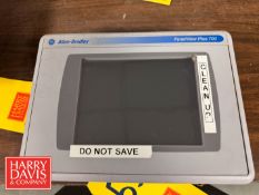 Allen-Bradley PanelView Plus 700 touch Display with PanelView Logic Module, S/N: 2711P-RP1 (Location
