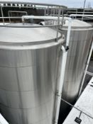 Walker 20,000 Gallon Jacketed All S/S Silo, S/N: VSHT-6445-R with Horizontal Agitation (Location: B