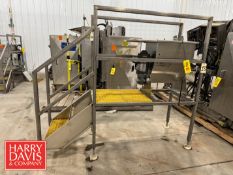 VeloDyne S/S Ingredient Feeder with S/S Platform with Stairs and Grating (Location: Defiance, OH)