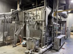 Industrial Spiral Oven with S/S Mesh Belt and Process Piping (Location: Dexter, MO)
