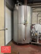 1,340 Gallon Jacketed S/S Tank with Vertical Agitation (Location: Defiance, OH)