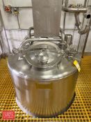 Feldmeier 250 Gallon Dome-Top, Dish-Bottom S/S Processor, S/N: E-0102-09 with Vertical Agitation, Sp