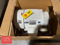NEW US 20 HP 1,100 RPM Motor (Location: Export, PA)