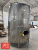1,400 Gallon Vertical S/S Tank: 96