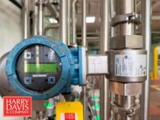 Rosemount Hygienic Magnetic Flow Meter, Model: 8721ASA620UA4, S/N: 14651091