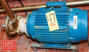 Fristam FZX-2200 Centrifugal Pump with WEG 15 HP 1,768 RPM Motor