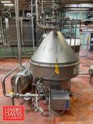 GEA MSE 700 CIP Separator, Model: MSE700-01-777, S/N: 1735-243, Including: GEA Variable-Frequency