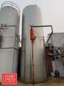 Walker 25,000 Gallon Jacketed All S/S Silo, Model: VSHT, S/N: WEP-126825 with Horizontal Agitation,