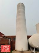 Walker 50,000 Gallon Jacketed Silo, Model: 7840, S/N: VSHT-2131-R with Inlet/Outlet Valves, Level