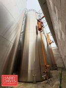Walker 20,000 Gallon S/S Jacketed Silo, Model: VSHT, S/N: WEP-106244 with Horizontal Agitation, Air