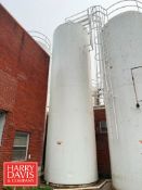 DCI 20,000 Gallon Jacketed Silo, S/N: 89-D-39406 with Horizontal Agitation, Tri-Clover Air Valve,