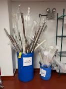Drums of S/S Pipes and Plastic Tools