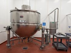 Lee 500 Gallon Jacketed Dual Motion Kettle