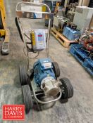Jabsco Veraflex Centrifugal Pump Model 52800-1105: Mounted on S/S Cart with Weg Variable Frequency